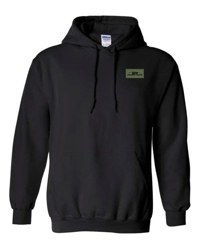 Hoodie à capuchon M3Racing - Écusson Vert
