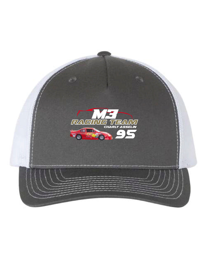 Casquette Charbon Voiture Charly Asselin #95