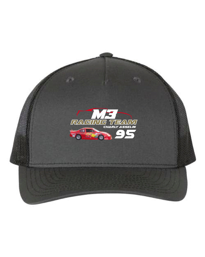 Casquette Charbon Voiture Charly Asselin #95