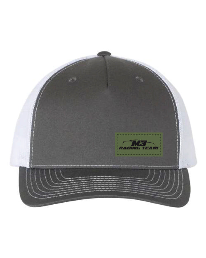 Casquette Charbon M3Racing - Écusson Vert