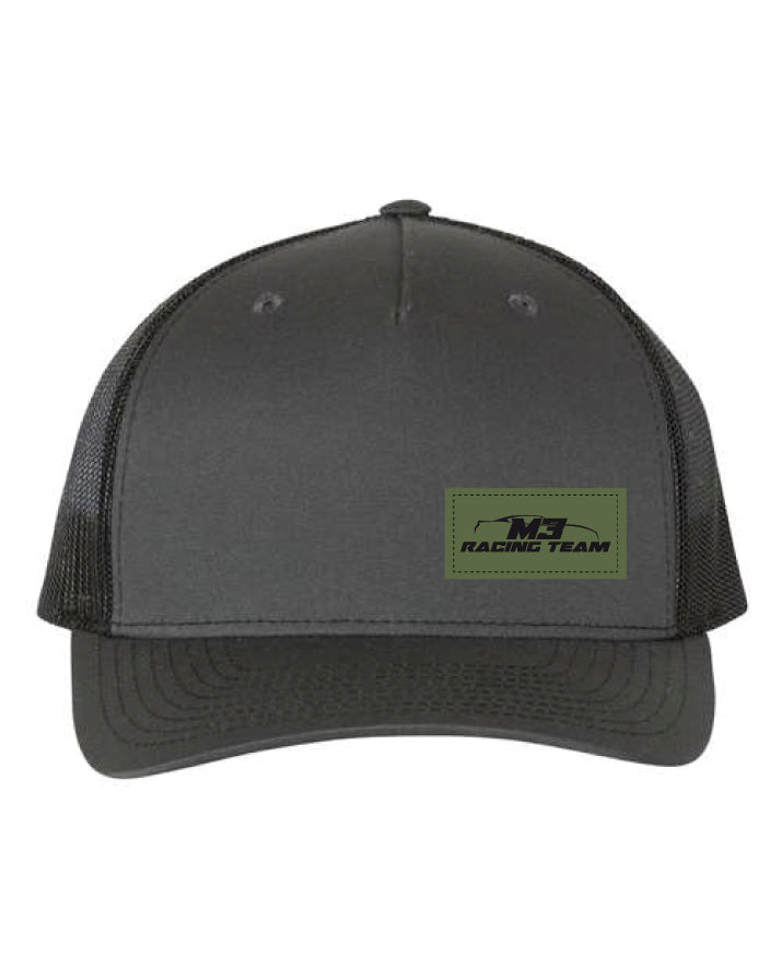 Casquette Charbon M3Racing - Écusson Vert