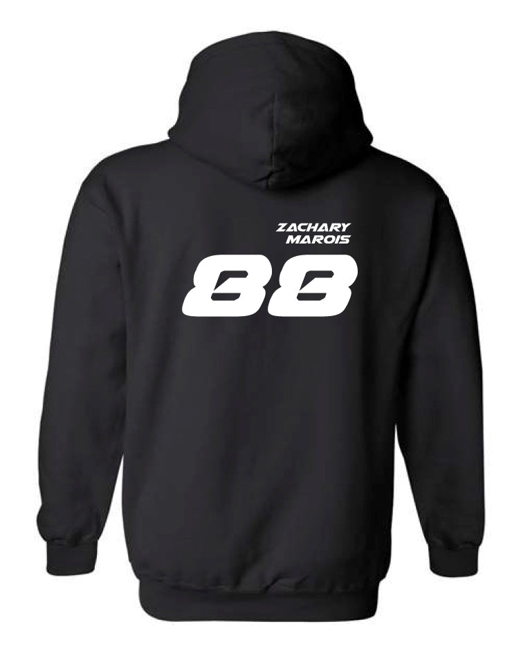 Hoodie à capuchon Zachary Marois #88 au dos