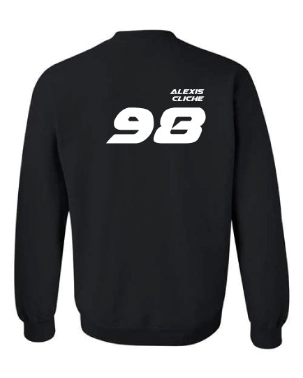 CREWNECK Alexis Cliche #98 au dos