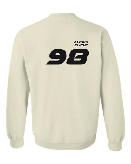 CREWNECK Alexis Cliche #98 au dos