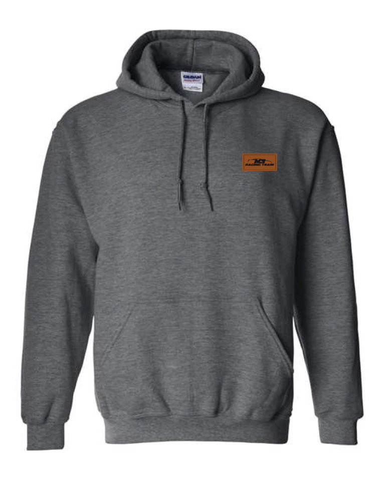 Hoodie à capuchon M3Racing - Écusson Brun