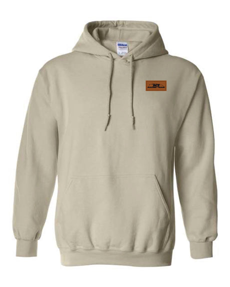 Hoodie à capuchon M3Racing - Écusson Brun