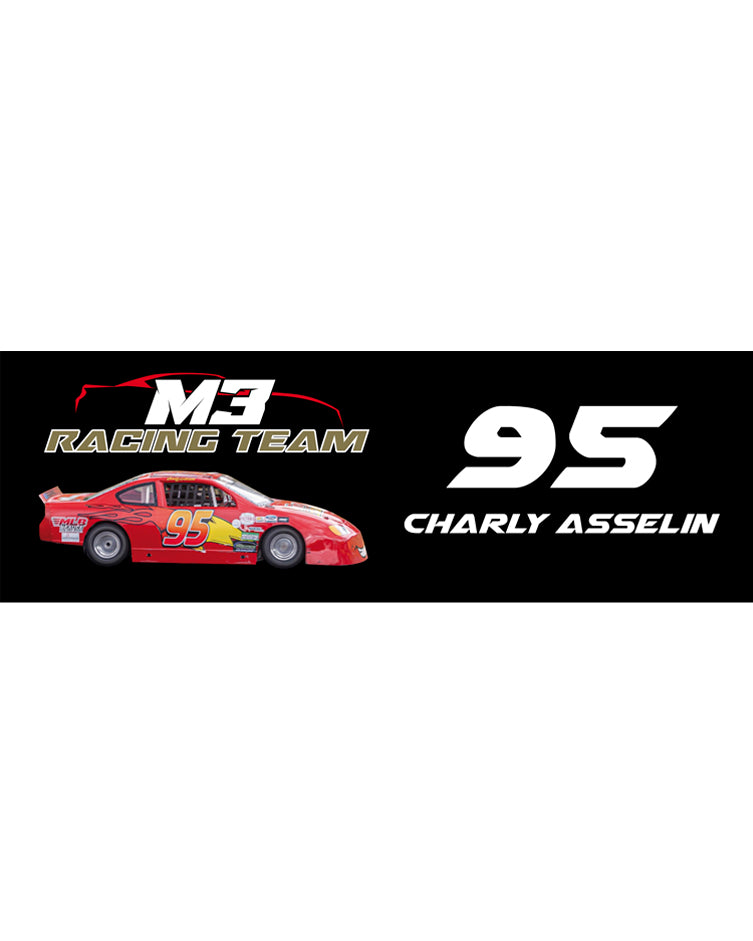 Bumper stickers voiture Charly Asselin #95