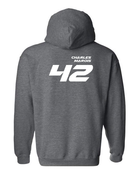 Hoodie à capuchon Charles Marois #42 au dos