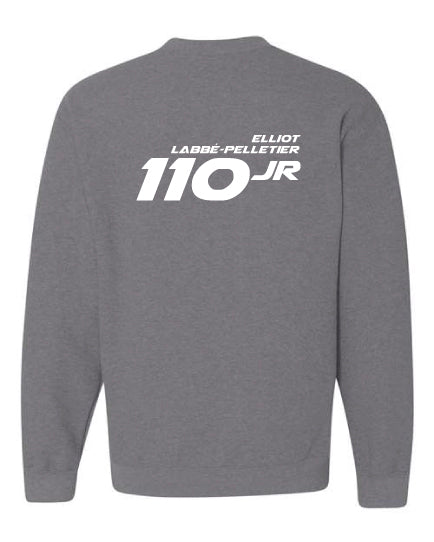 CREWNECK Elliot Labbé-Pelletier #110JR au dos