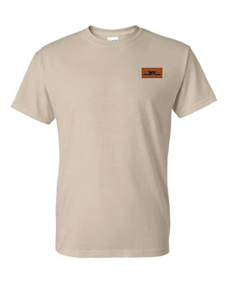 T-Shirt M3Racing - Écusson Brun
