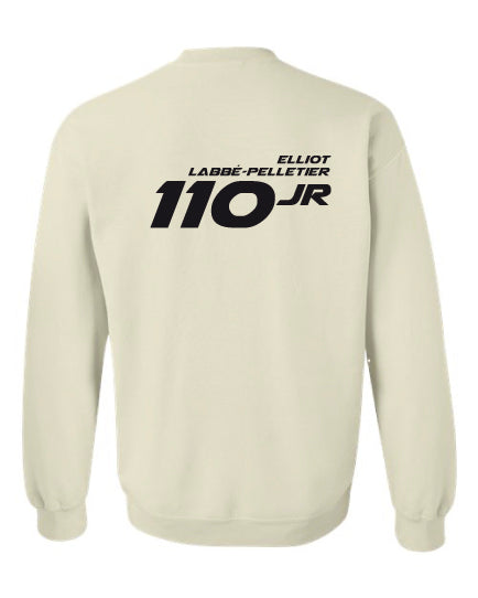 CREWNECK Elliot Labbé-Pelletier #110JR au dos